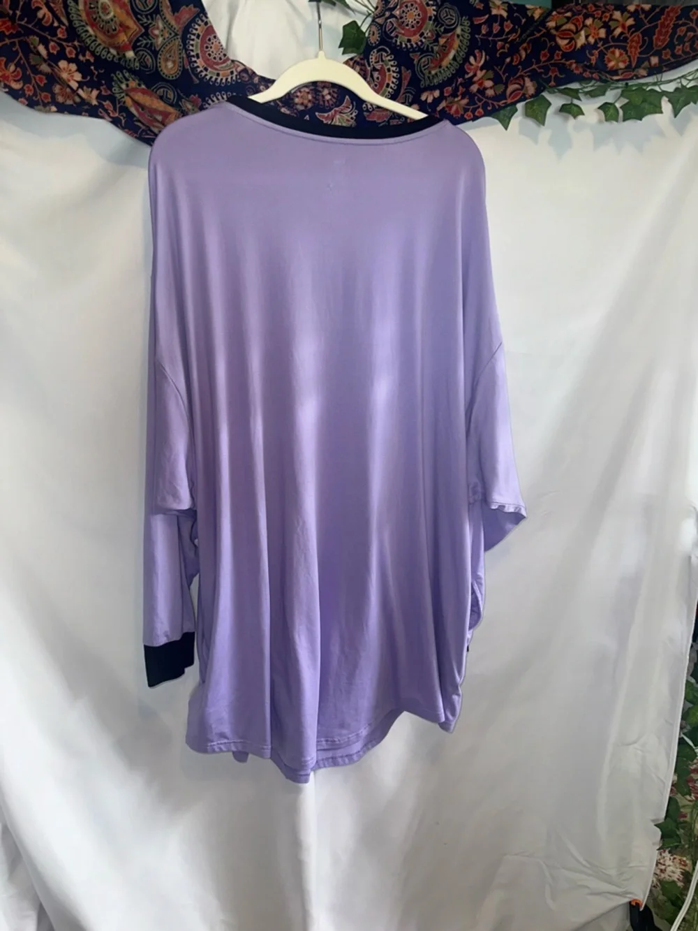 Disney The Nightmare Before Christmas Purple Graphic Sleep Top - Picture 6 of 6